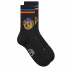 Rostersox Team Bear Socks in Black