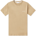 Norse Projects Men's Johannes Standard Logo T-Shirt in Utility Khaki