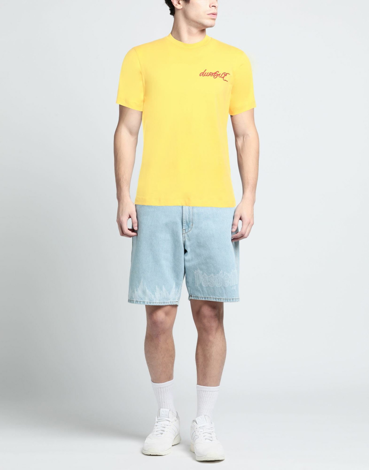 Dunhill Mens T-shirt in Yellow