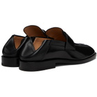 Maison Margiela Black Tabi Silp-on Loafers