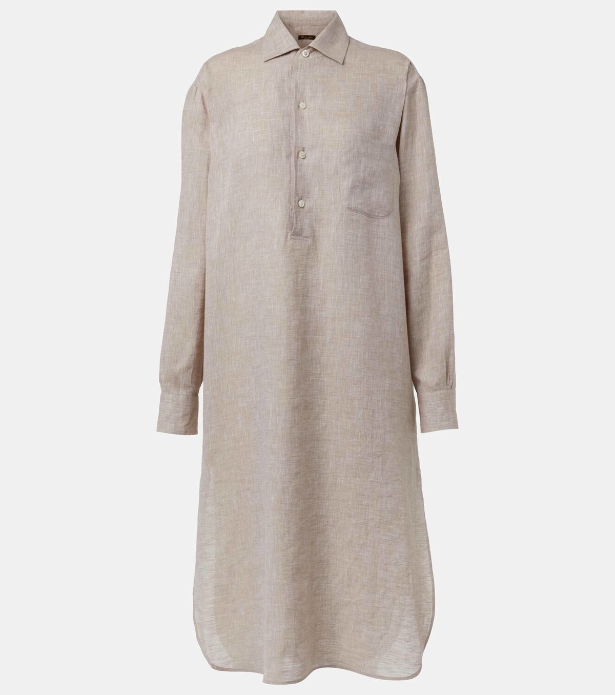 Loro Piana Lora linen shirt dress