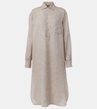 Loro Piana Lora linen shirt dress
