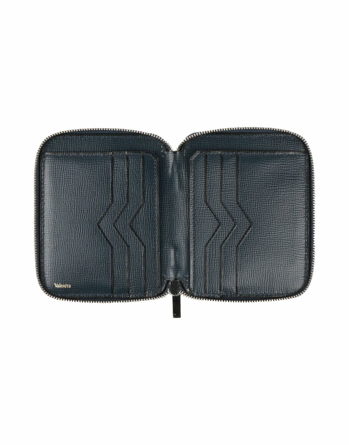 Valextra Womens Wallet in Midnight blue