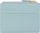 Valentino Garavani Blue Cherryfic Card Holder