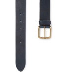 Anderson's - 3cm Navy Full-Grain Leather Belt - Men - Navy