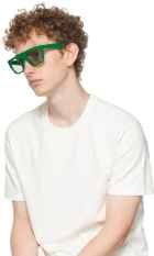 Bottega Veneta Green Acetate Sunglasses