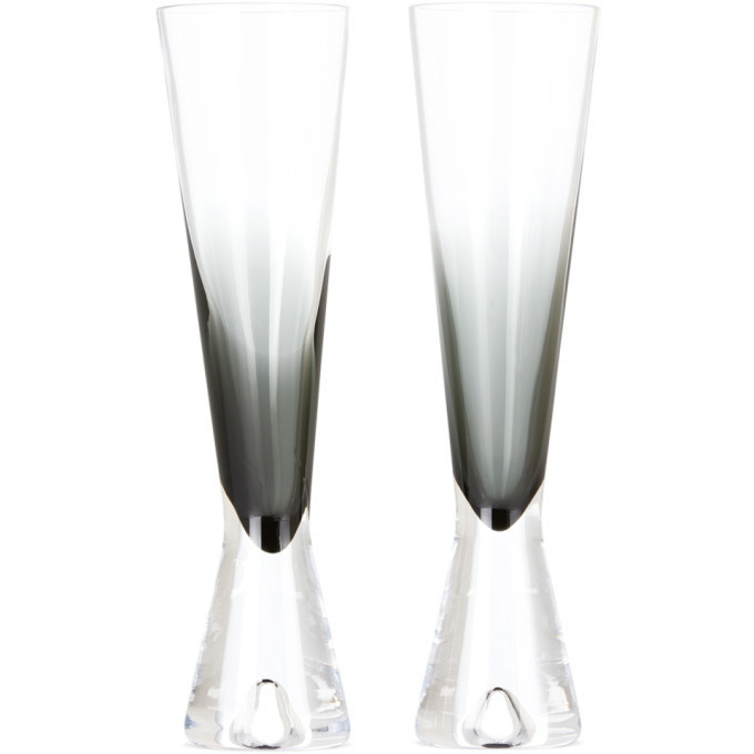 Photo: Tom Dixon Black Tank Champagne Glass Set