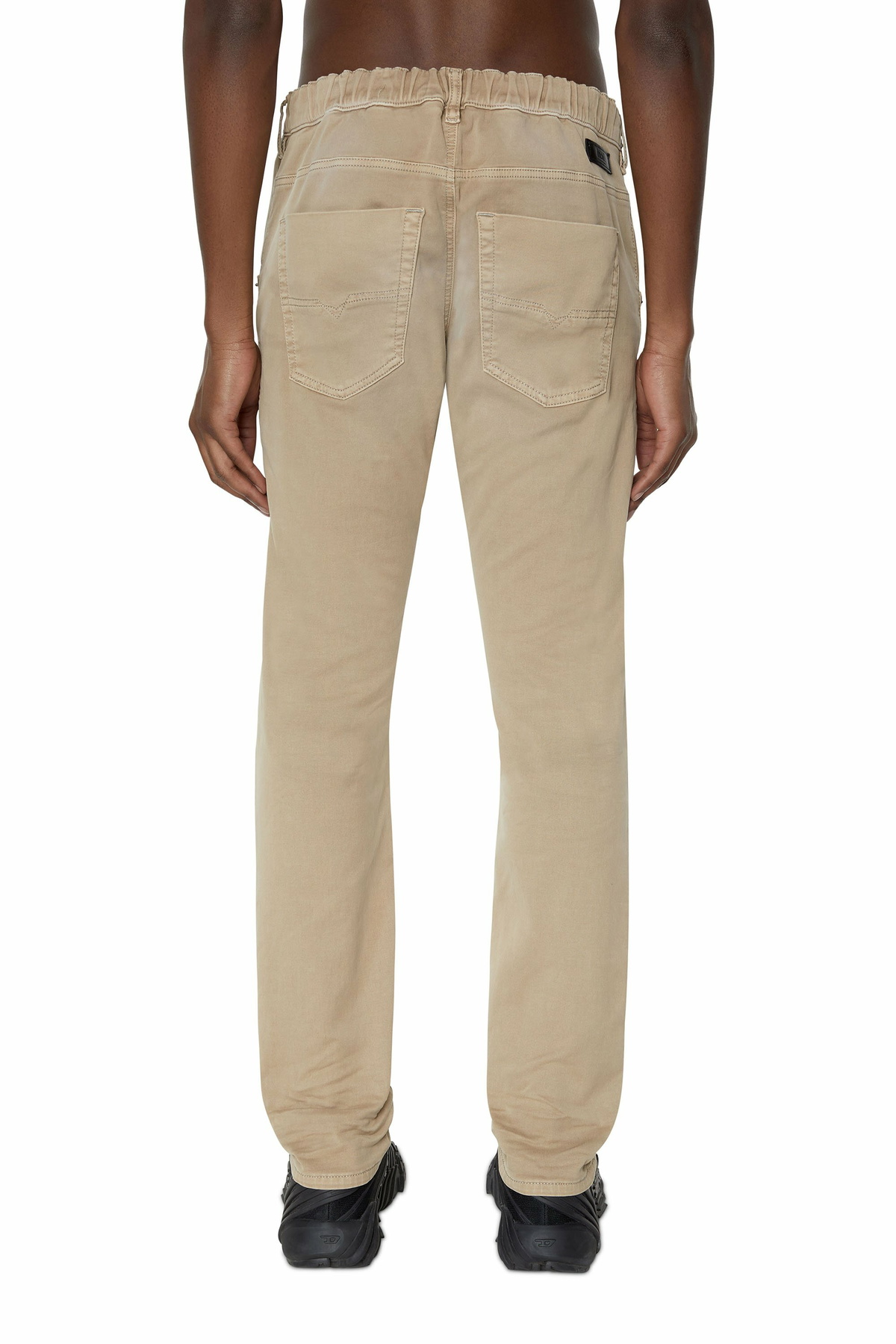 Diesel Regular 2030 D-Krooley Joggjeans - Jeans Mens in Beige Diesel
