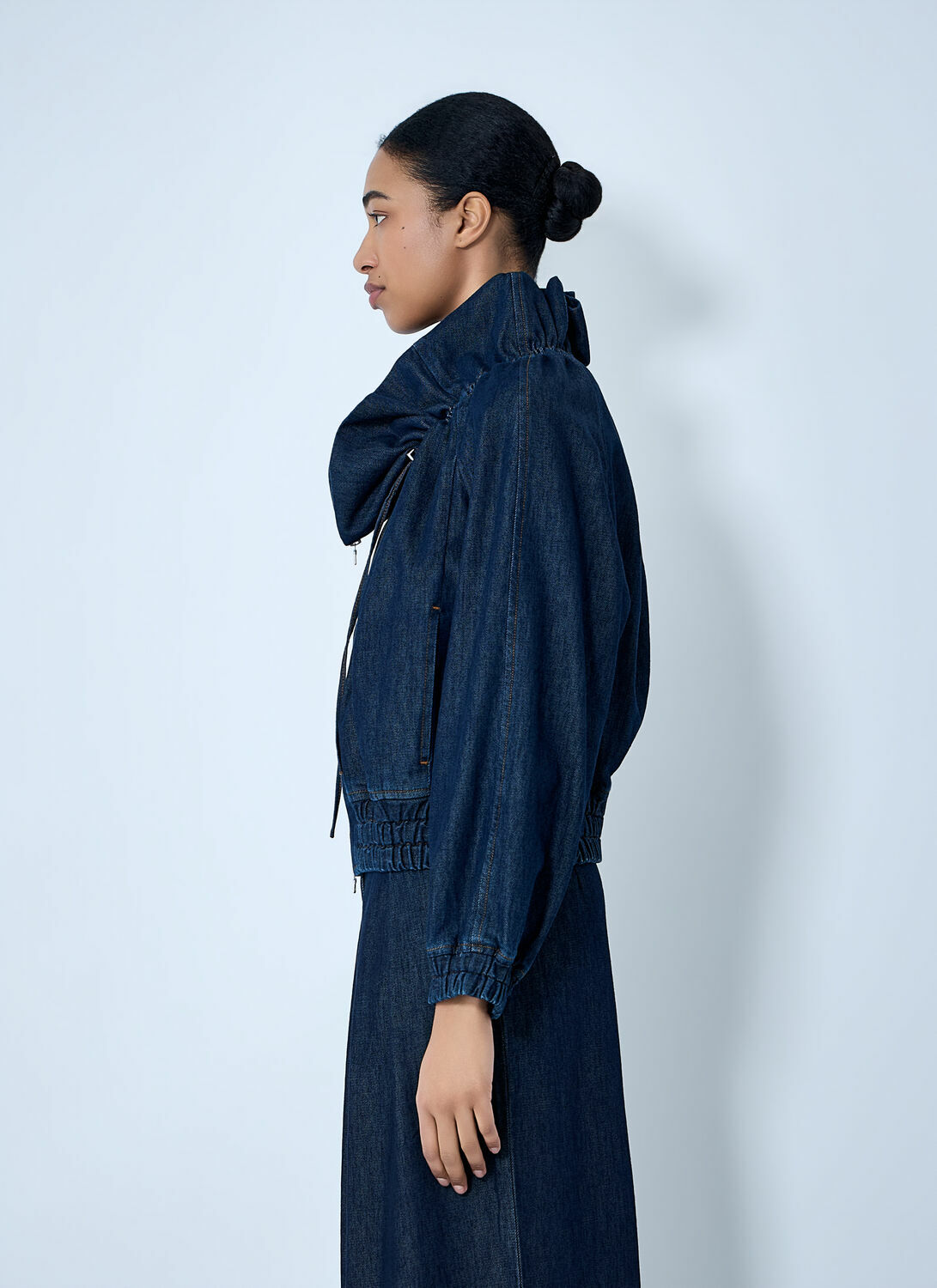 Dries Van Noten Denim Zip-Up Jacket