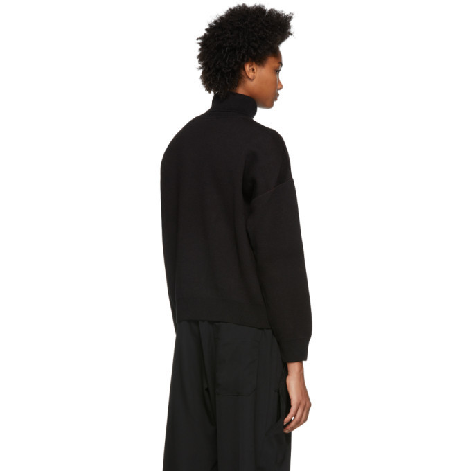 Gosha Rubchinskiy Black Graphic Knit Turtleneck