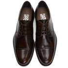 Salvatore Ferragamo Brown Regal Derbys