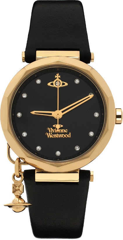 Photo: Vivienne Westwood Black & Gold Poplar Watch
