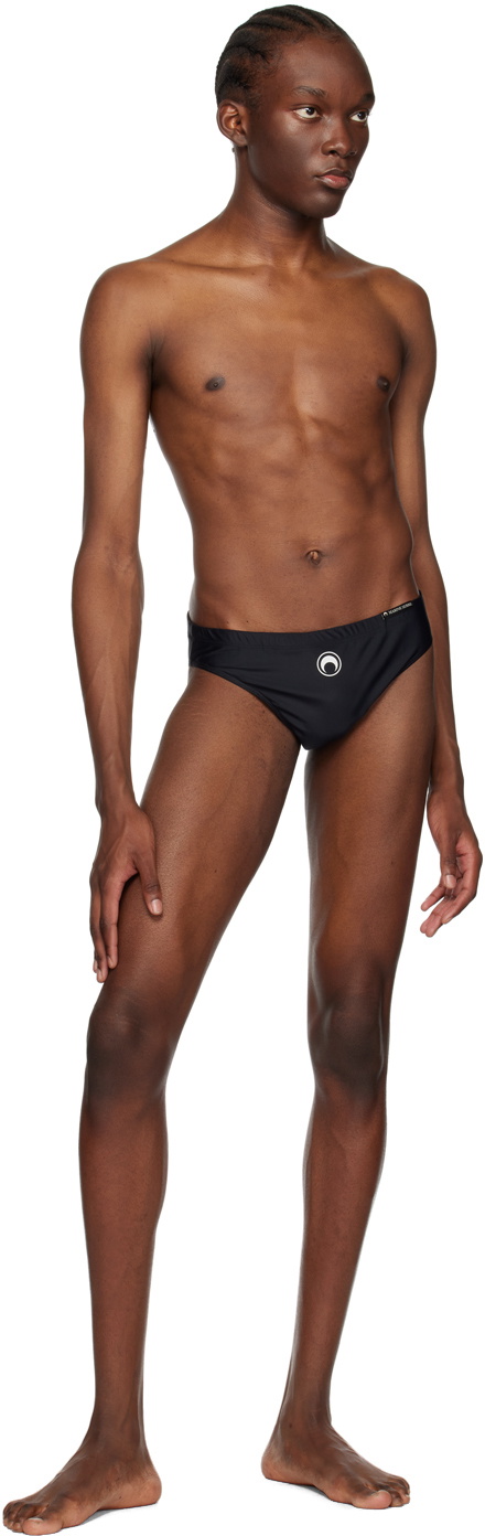 Marine Serre Black Active Swim Briefs