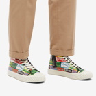 Kenzo Paris Men's Classic Label High Top Sneakers in Multicolor