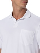 MC2 Saint Barth Man Off-white Technical Piquet Polo Shirt Camber