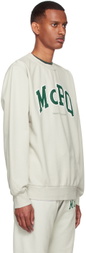 Museum of Peace & Quiet Gray Cotton Sweatshirt