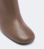 Souliers Martinez Talin leather ankle boots