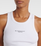 Givenchy Logo ribbed-knit cotton jersey tank top