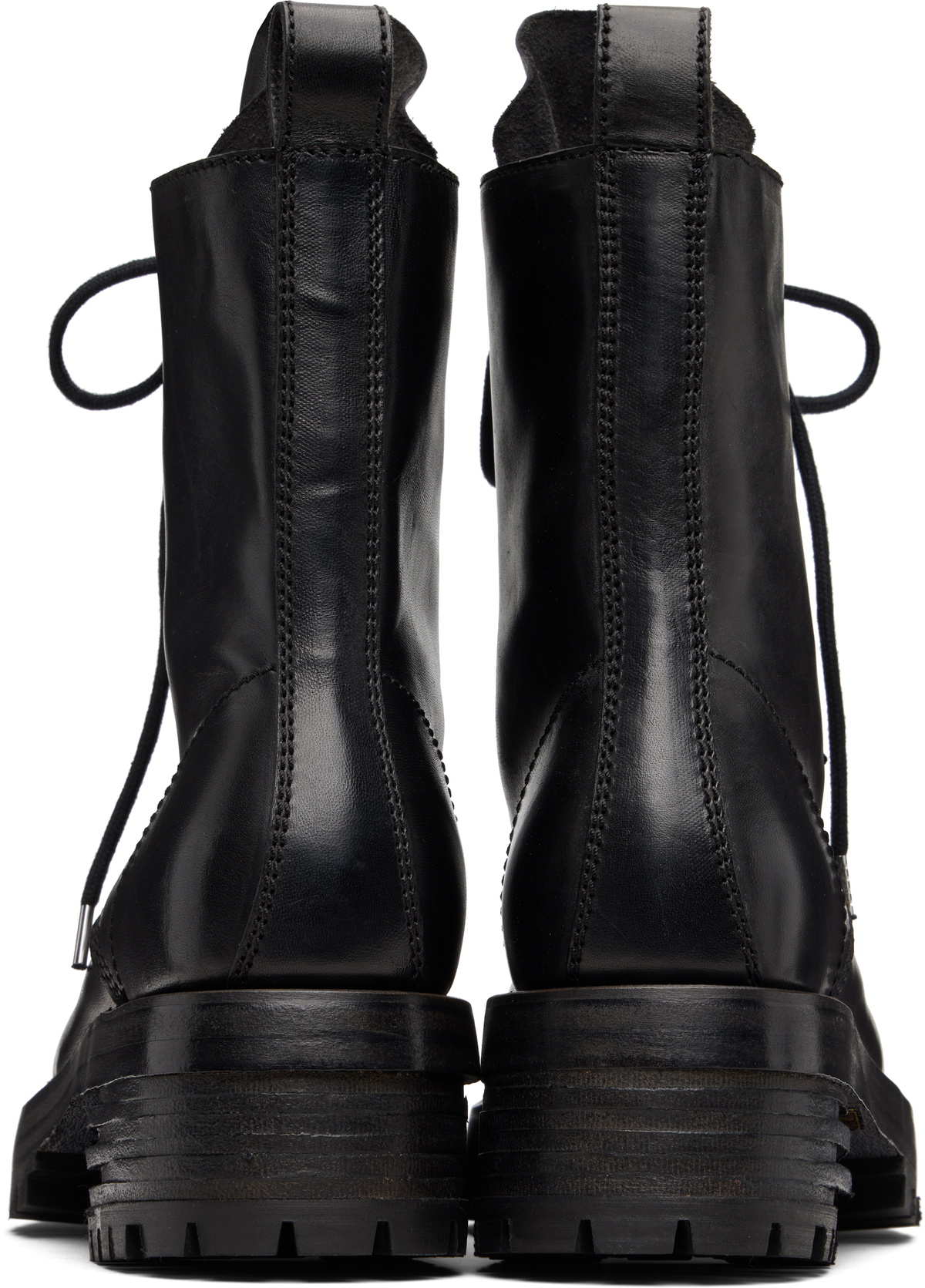 A DICIANNOVEVENTITRE Black Horse Zac Low Ankle Boots