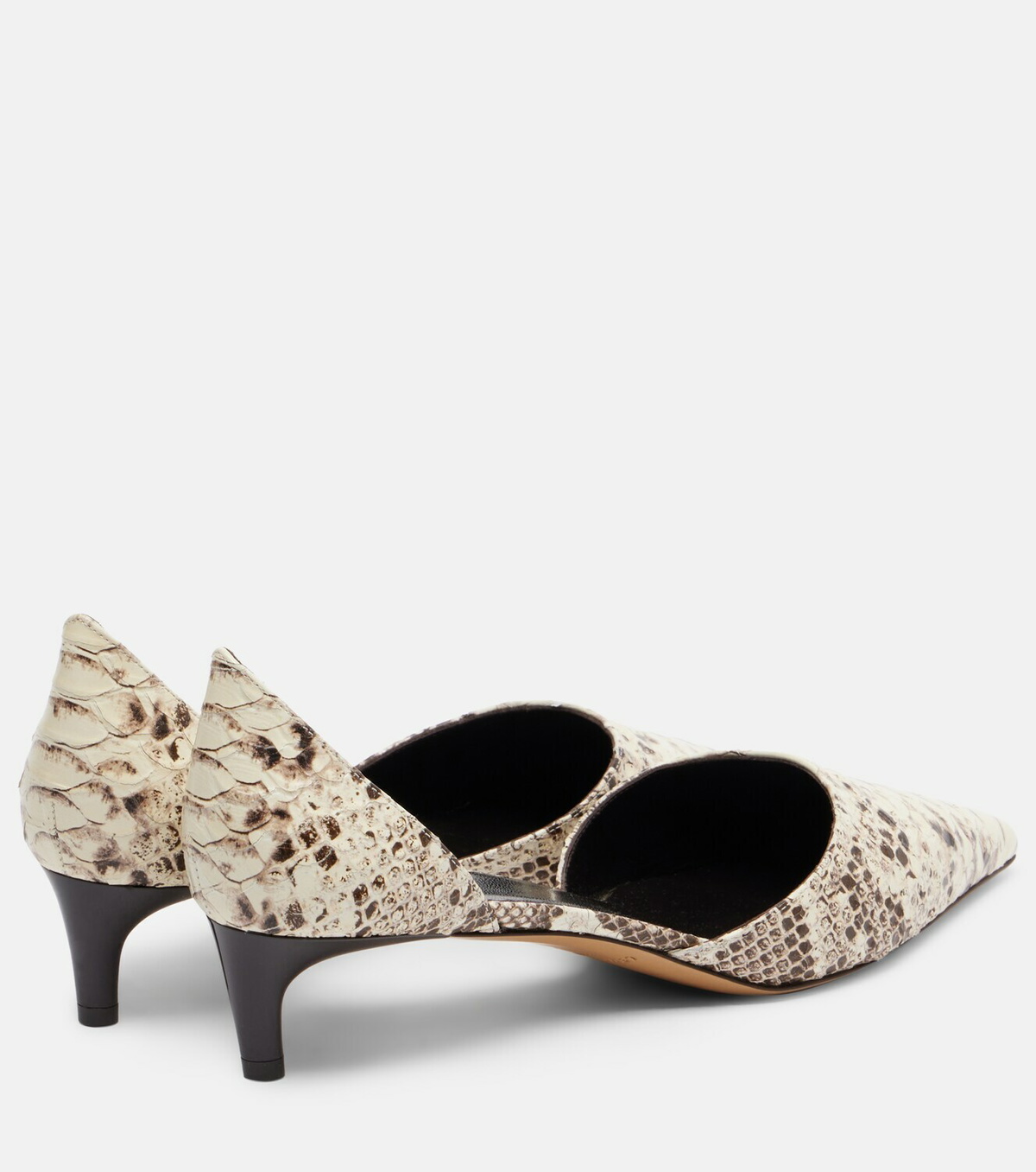 Le Monde Béryl Dakota snake-effect leather pumps