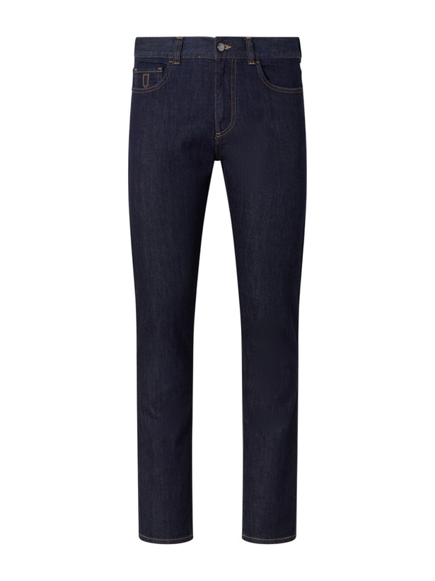 Photo: Canali - Slim-Fit Straight-Leg Jeans - Blue