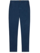Purdey - Slim-Fit Cotton Chinos - Blue