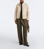 Yves Salomon Reversible shearling-trimmed leather jacket