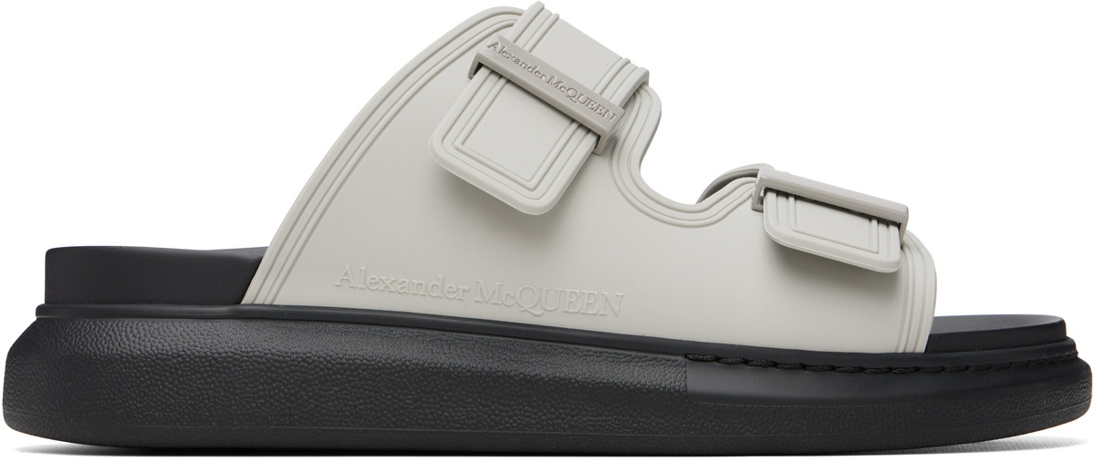 McQueen Gray Hybrid Slides
