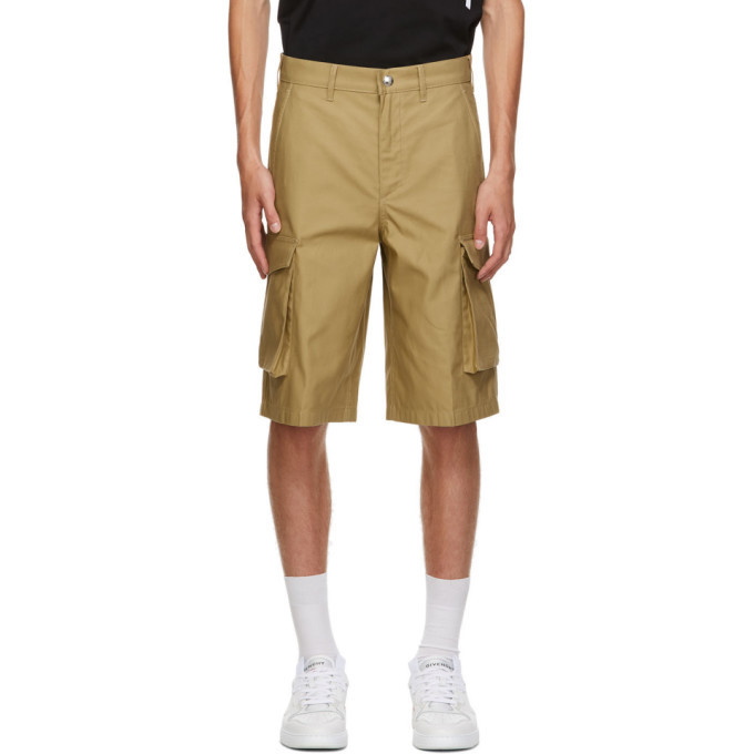 Photo: Givenchy Beige Cargo Shorts