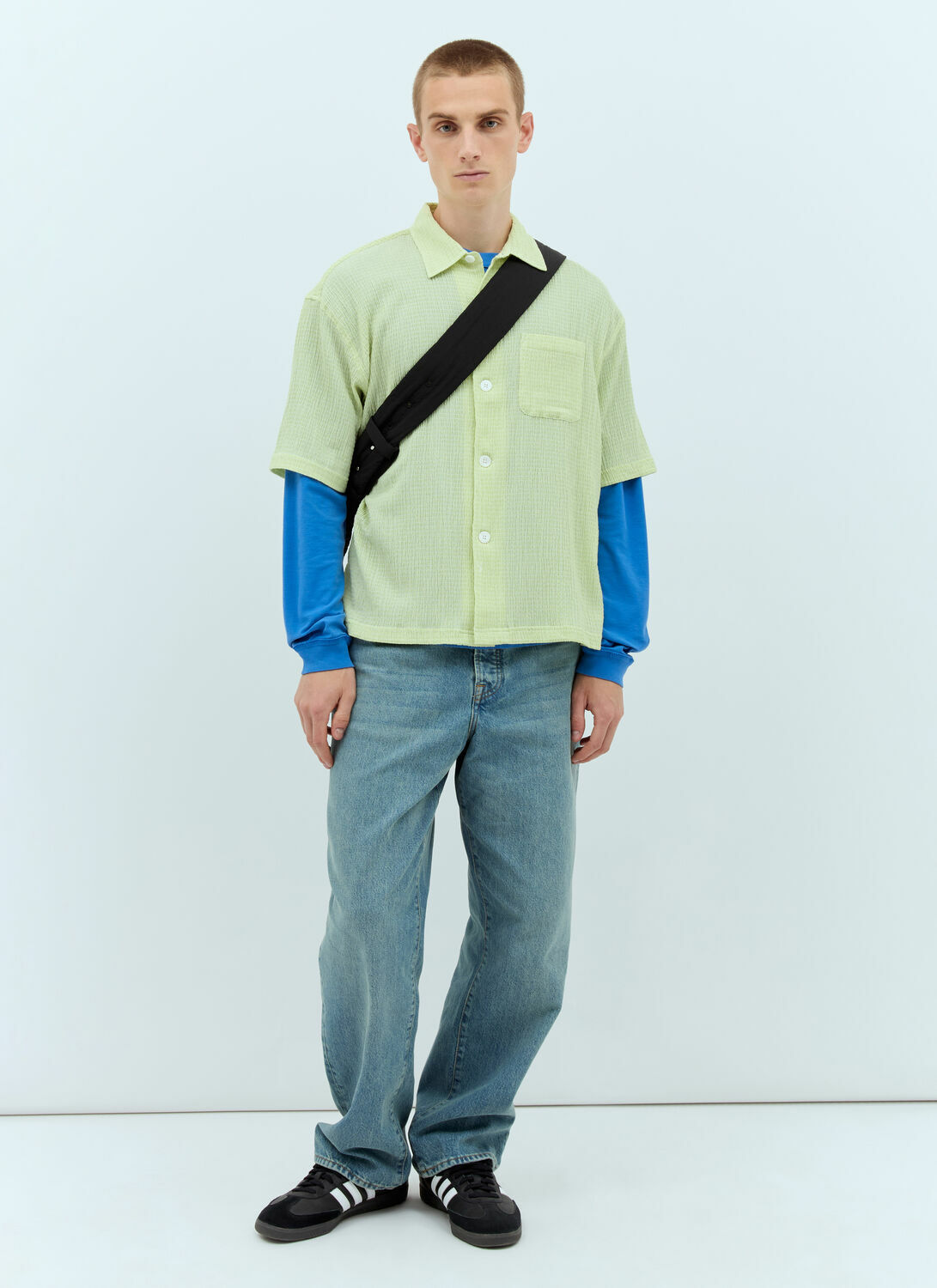 Stüssy Flat Bottom Crinkled Shirt