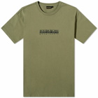 Napapijri Men's Sox Box T-Shirt in Green Lichen