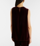 Asceno Trento velvet tank top