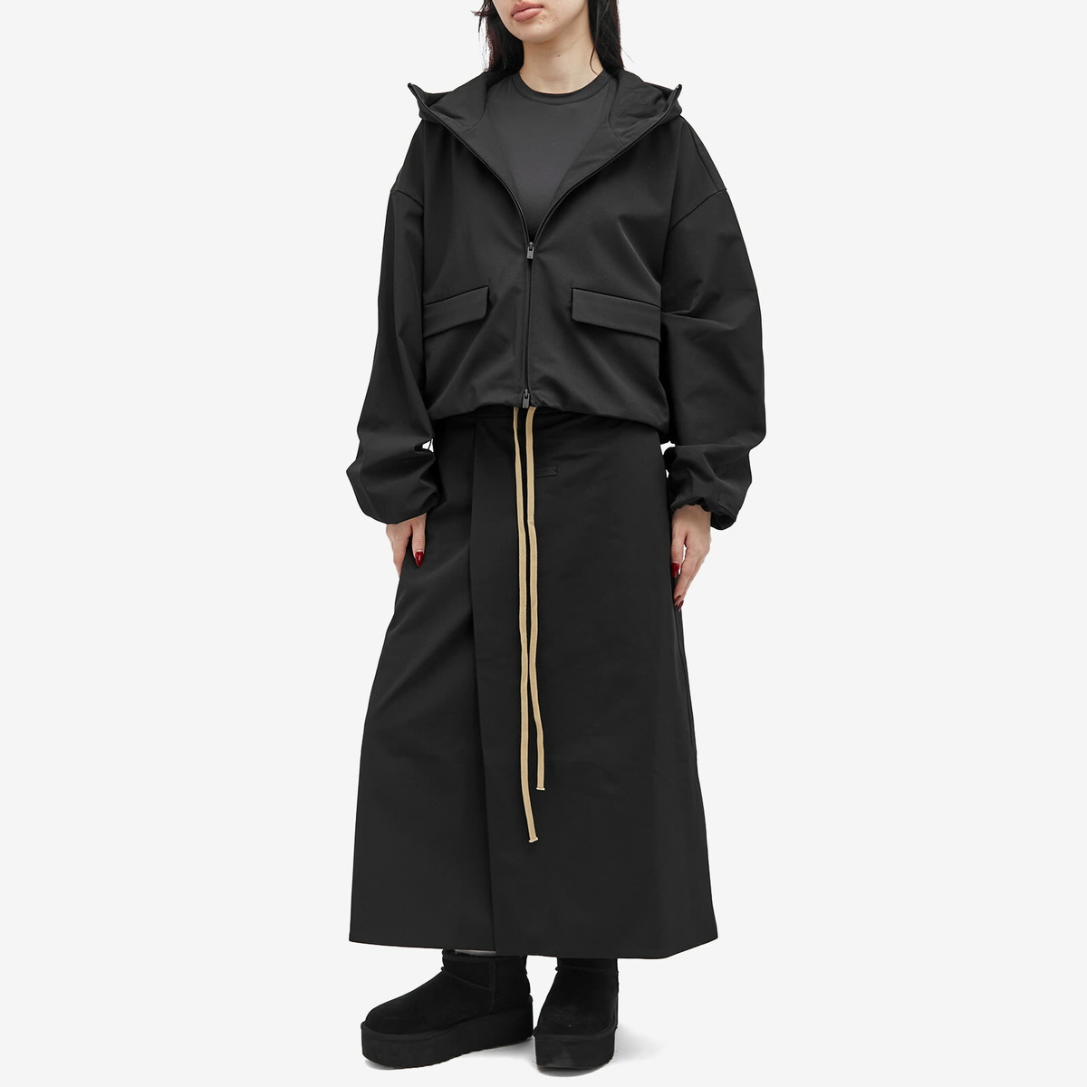 Fear of God Essentials★レディースフリーススカート★Skirt Fear of God Essentials Women's Fleece Skirt in Wheat NWT