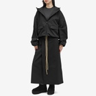 Fear of God ESSENTIALS Women's Bonded Nylon Wrap Skirt in Black