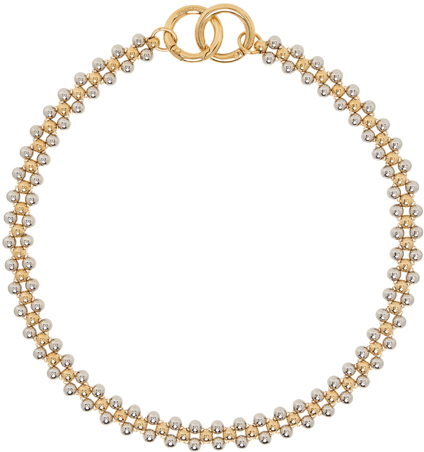 Lorette Colé Duprat Silver & Gold Trinity Necklace