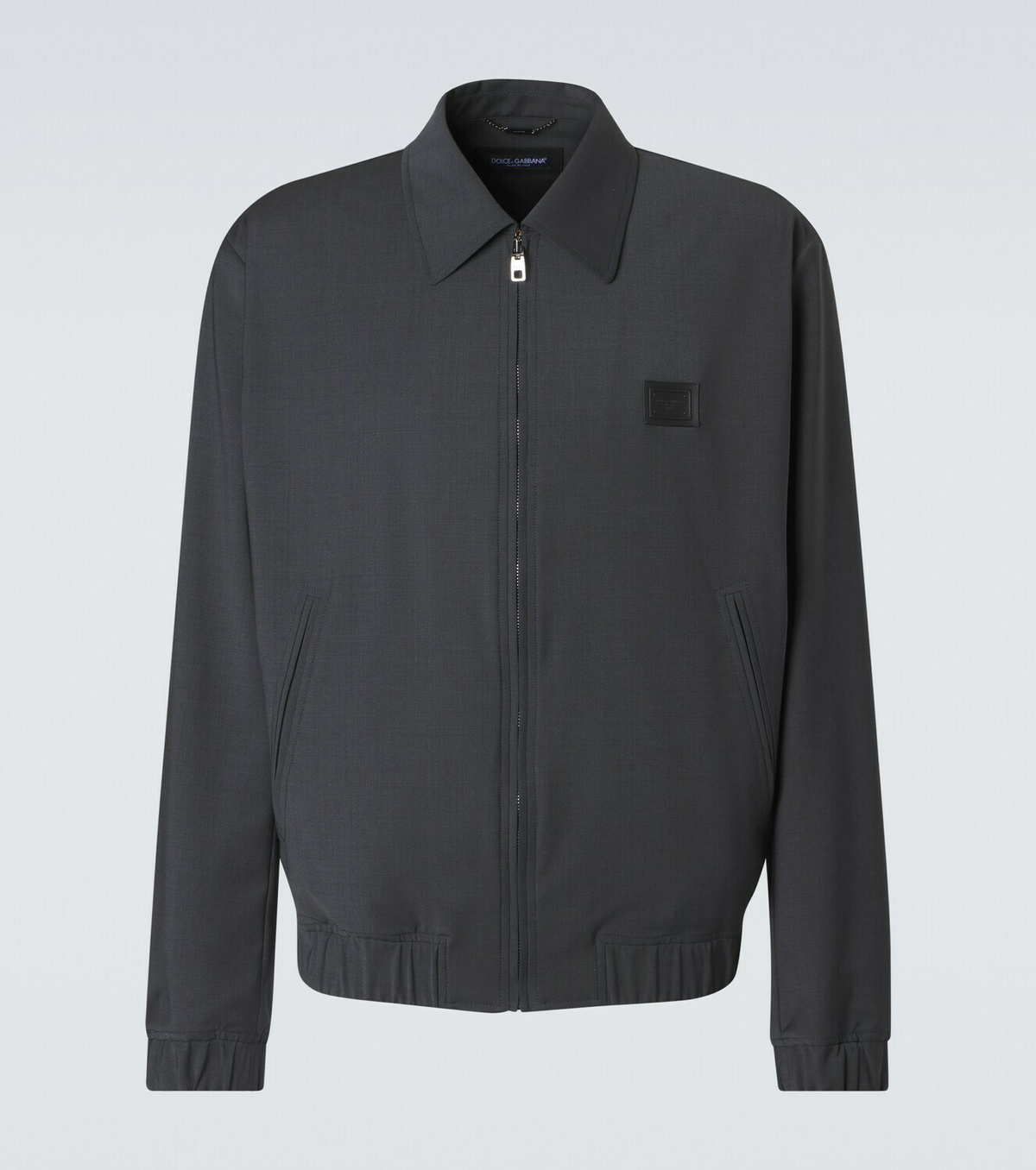 Dolce&Gabbana Logo wool-blend blouson jacket