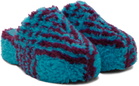 SIMONMILLER Blue & Burgundy Bubble Loafers