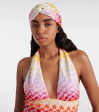 Missoni Zig Zag lamé headband