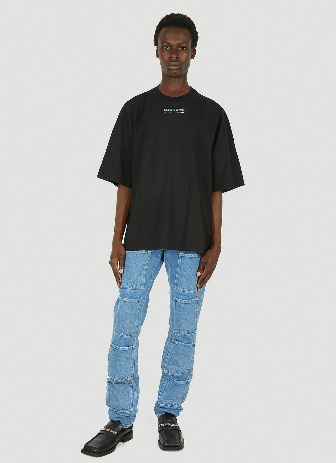 Lourdes Logo Print Graphic T-Shirt
