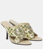 Burberry Cabana 90 Burberry Check mules
