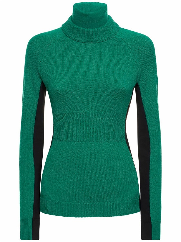 Photo: MONCLER GRENOBLE - Wool Blend Turtleneck Sweater