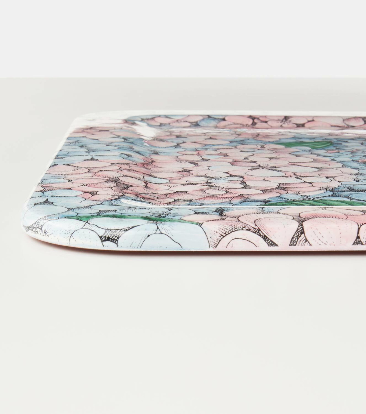Fornasetti Ortensia Large poplar tray