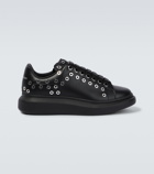 Alexander McQueen - Oversized embellished leather sneakers