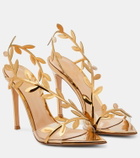 Gianvito Rossi Metallic leather pumps