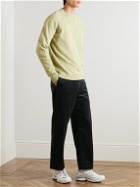 Danton - Easy Belted Wide-Leg Cotton-Corduroy Trousers - Black