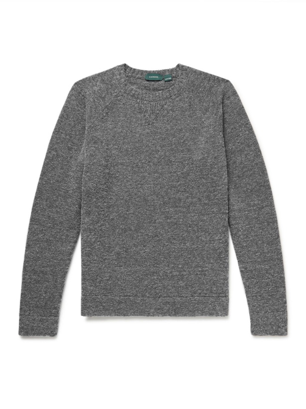 Photo: Incotex - Virgin Wool-Blend Sweater - Gray