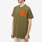 Maharishi Men's Paper-Cut Rabbit T-Shirt in Olive