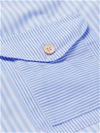 Paul Smith - Striped Cotton-Poplin Shirt - Blue