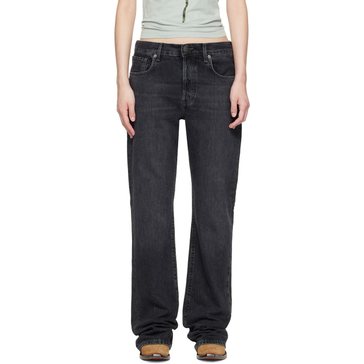 Photo: Acne Studios Black Regular Fit 2009F Jeans