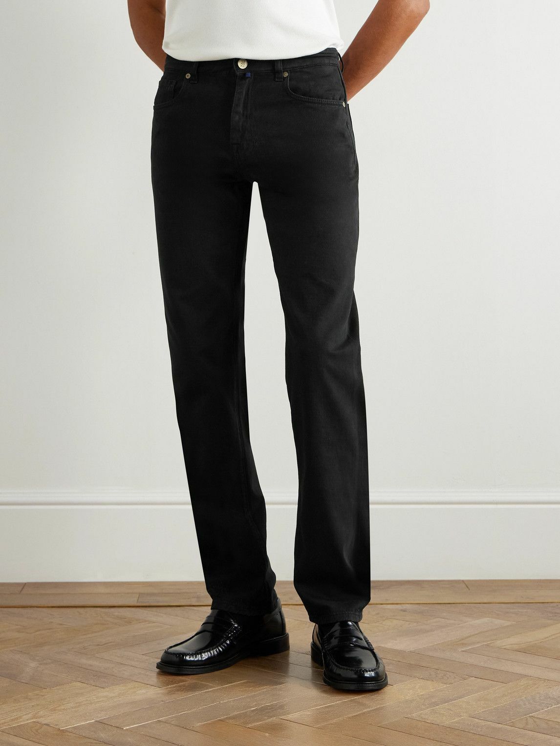 Incotex - Blue Division Slim-Fit Tapered Jeans - Black